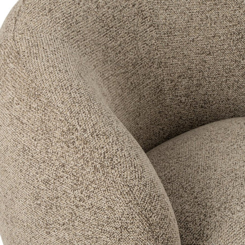 Detail van de buitenzijde van de armleuning van de J-Line Margo loungestoel