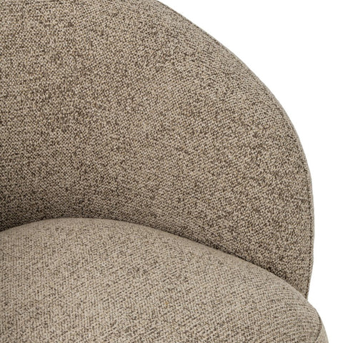 Detail van de armleuning van de J-Line draaibare loungestoel Margo
