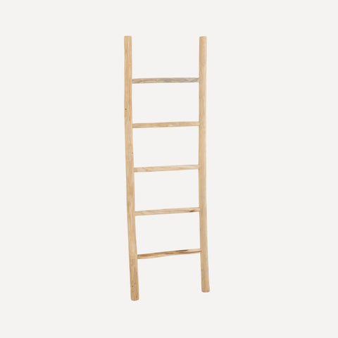 Teakhouten ladder 'Escalera' (Line by Jolipa).