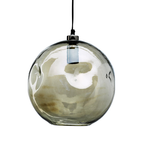 Bazar Bizar Bubella Pendant hanglamp in pale green gerecycleerd glas 29x33 cm