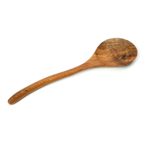 Zijaanzicht van Bazar Bizar doseerlepel The Teak Root Large