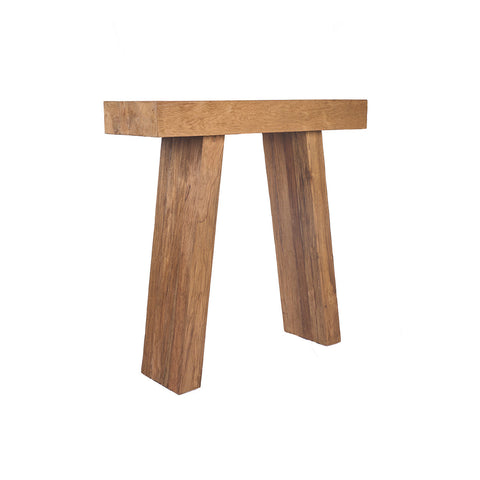 Bazar Bizar The Stance console van naturel teakhout
