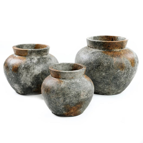 Funky vaas large samen met medium en small voor boho styling