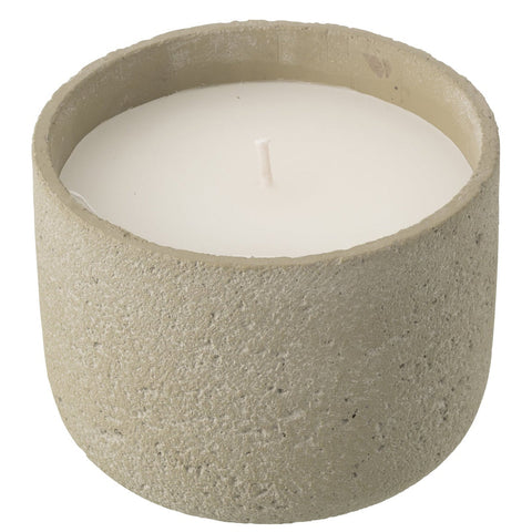 Buitenkaars cement lichtgroen J-Line Round large vooraanzicht