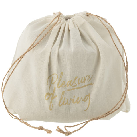 J-Line buitenkaars cement groen medium met label in verpakking