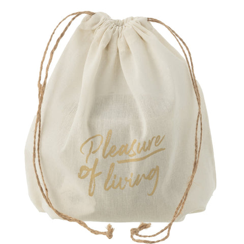 J-Line buitenkaars cement groen small met label in verpakking