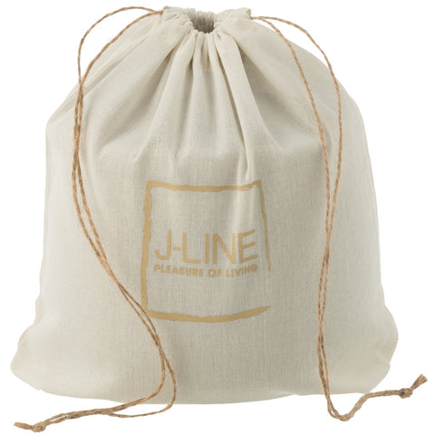 Buitenkaars cement beige large in gesloten verpakking