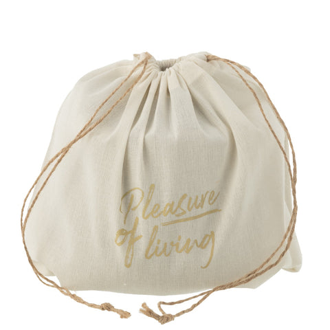 Buitenkaars cement beige medium in gesloten verpakking