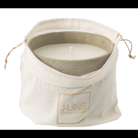 Buitenkaars cement groen large in open verpakking