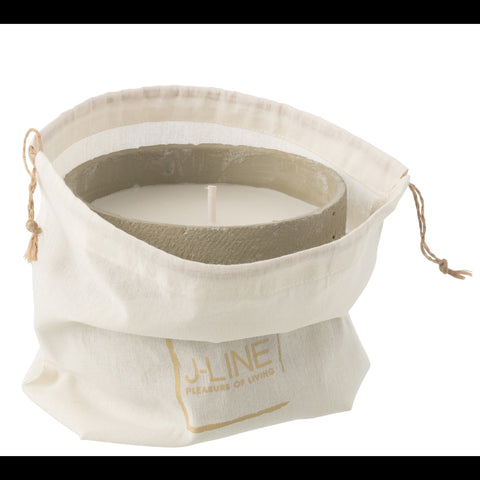 Buitenkaars cement groen medium in open verpakking