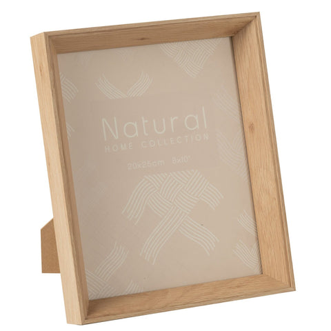 J-Line fotokader Depth 20x25 met naturel afwerking en diepte-effect