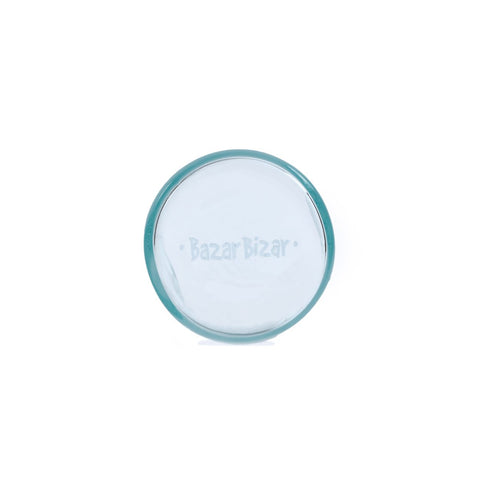 Glas 'On The Rocks', handgemaakt van gerecycled glas met unieke vingerafdrukken