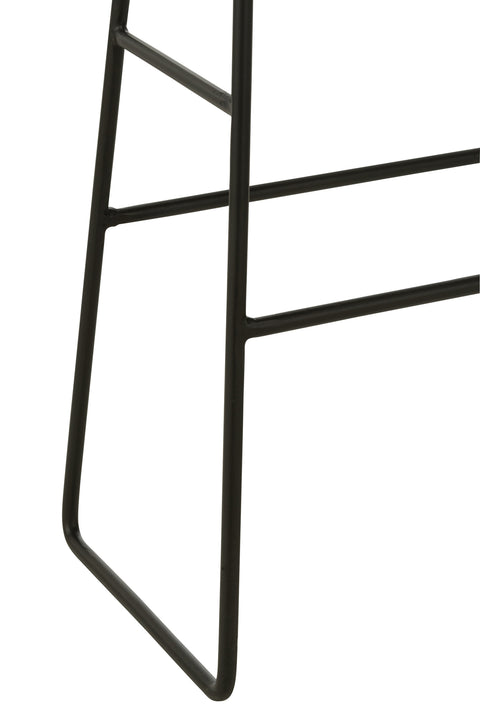 Detail van het metalen onderstel van de J-Line barstoel Rectangular.