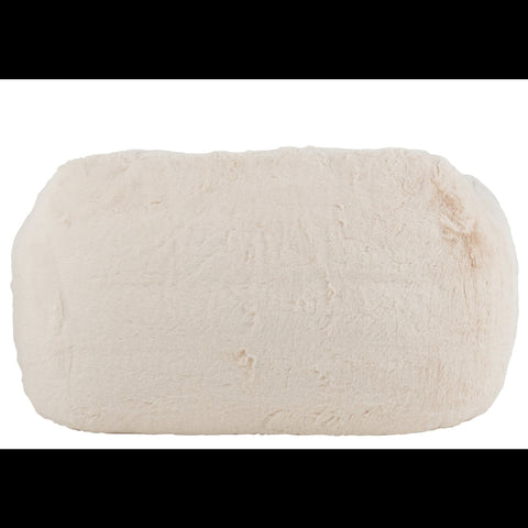 Achterzijde van de beige J-Line Cutie Cream Large zetel