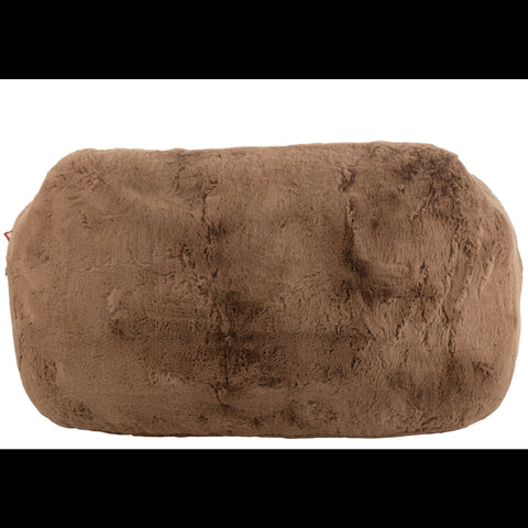 Achterzijde van de J-Line Cutie Taupe Large zetel