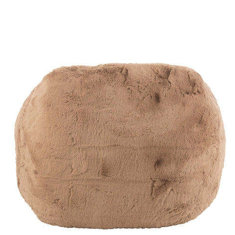 Achterzijde van de J-Line Cutie Taupe Small zetel
