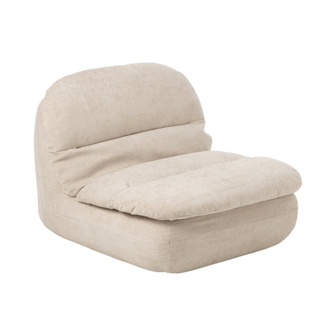 J-Line Foam loungestoel in ecru