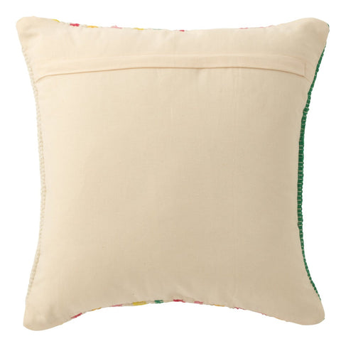 J-Line kussen Cocoon Striped witte achterzijde