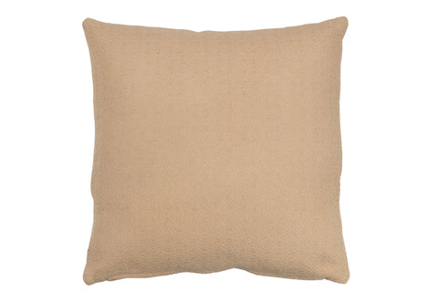 Achterzijde van J-Line Kussen 'Sun' – beige polyester sierkussen 40x40 cm met vulling