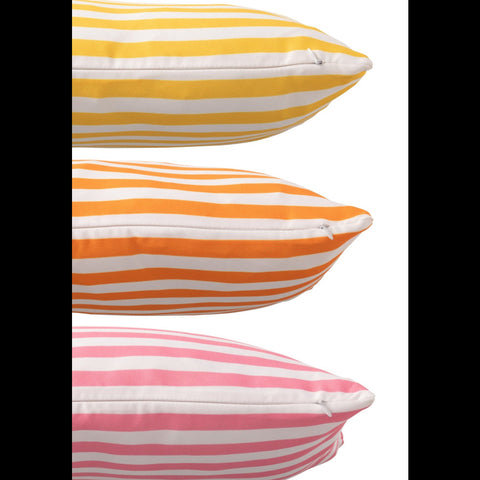 Zijkant J-Line Outdoor Striped Multicolor kussens set van 3