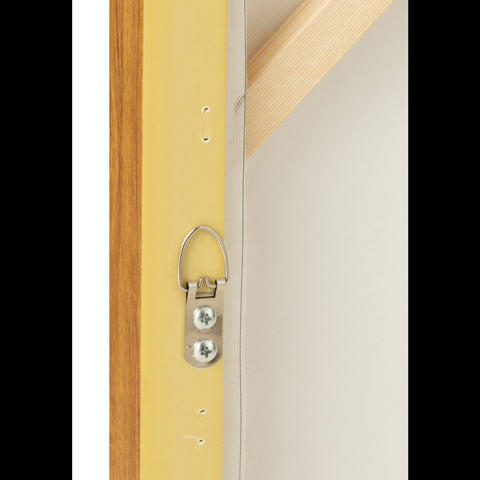 Detail ophangbevestiging van J-Line schilderij Frame Spots