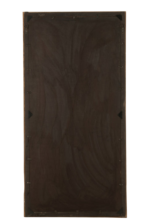 Achterzijde van J-Line Spiegel Rectangle Large met bevestiging.