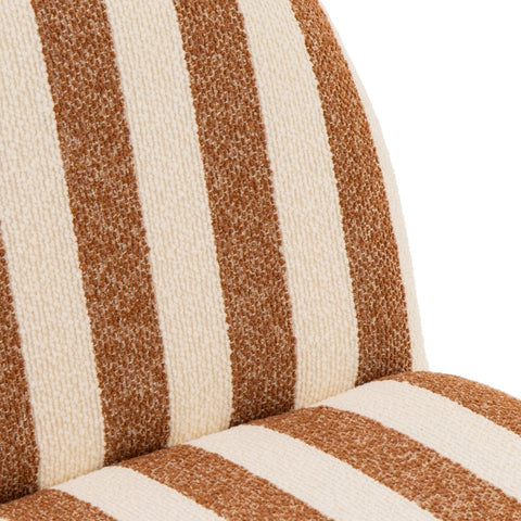Detail van de gestreepte rugleuning van de J-Line Striped zetel