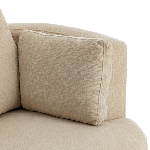 Detail van de binnenzijde van de armleuning van de J-Line Swiv loungestoel