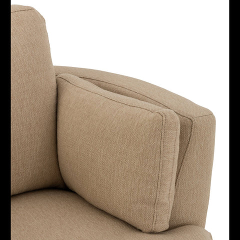 Detail van de binnenzijde van de armleuning van de J-Line Swivel loungestoel