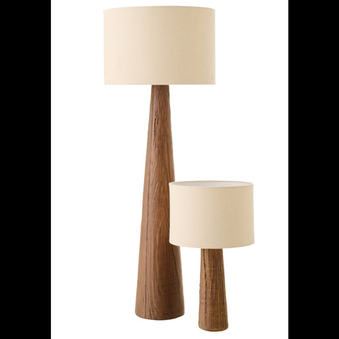 J-Line vloerlamp Melina gecombineerd met bijpassende tafellamp Melina