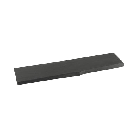 J-Line wandplank Gerard Black Large in zwart van mangohout en metaal