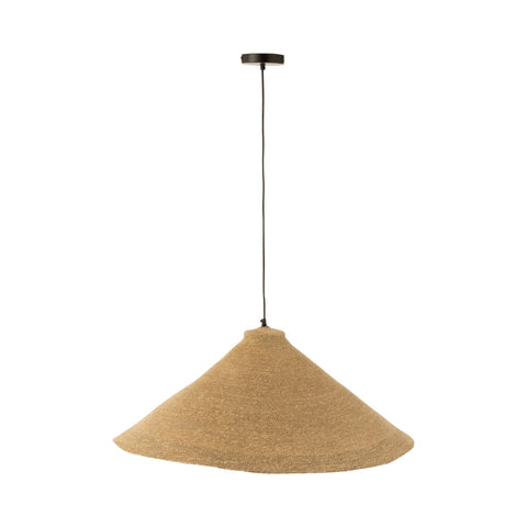 J-Line Hanglamp Cone Natural – grote kegelvormige hanglamp van zeegras