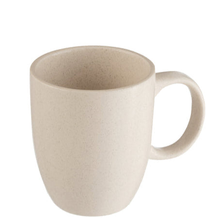 J-Line Tas Marie – keramieken koffiemok in crème en ivoor, 300 ml