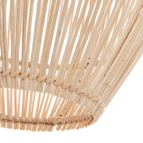 Detail rotan vlechtwerk Lamp Zuri – handgemaakt