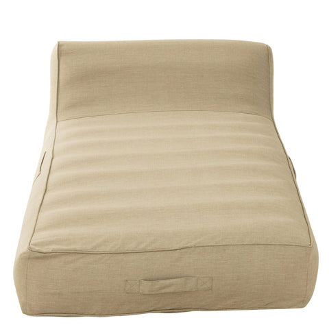 J-Line Helene ligmatras beige vooraanzicht