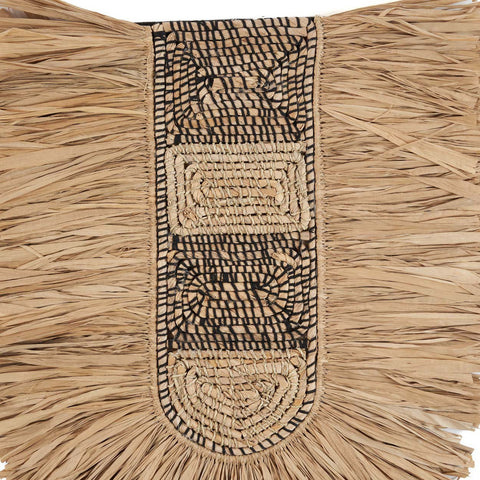 Detail van het handgeweven patroon van The Dada wanddecoratie