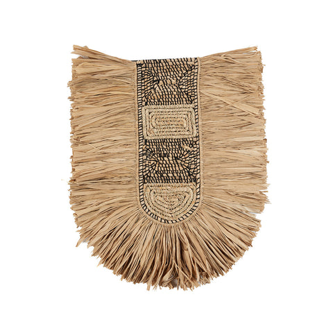 Bazar Bizar The Dada muurdecoratie van natuurlijk abaca gras