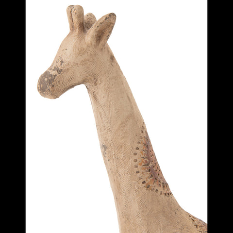Detail van de nek van het giraffe ornament van J-Line