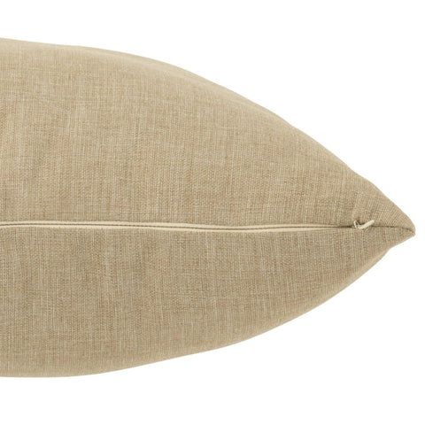 Beige outdoor kussen Helene van J-Line zijaanzicht