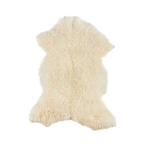 Tapijt 'Schapenvacht Natural White' van Dyreskin, naturel wit