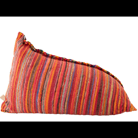 Zijaanzicht van de kleurrijke J-Line Stripes Multi zitzak