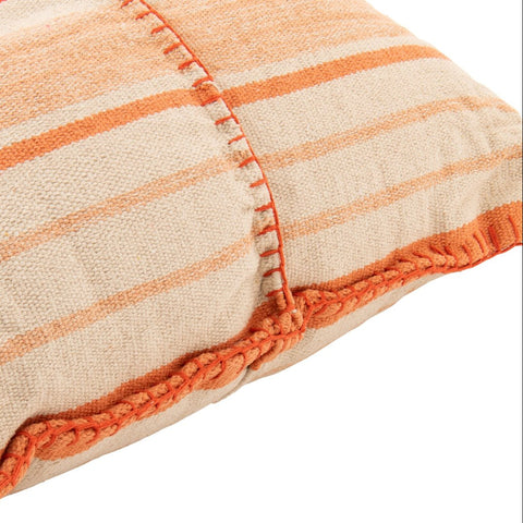 Detail onderzijde van de J-Line Stripes Orange zitzak